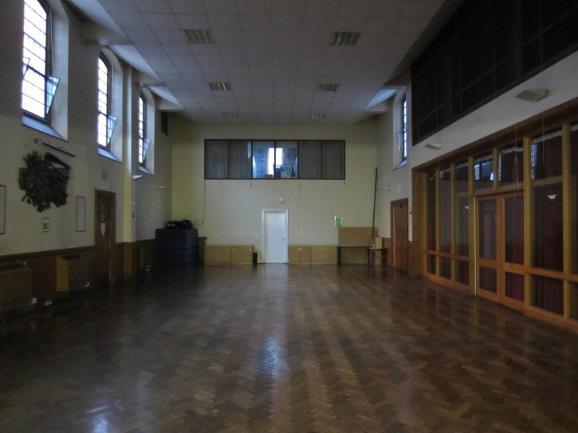 The church building hosts a range of facilities. There is a parish office, a vestry with its own toilet, a meeting room with kitchenette, a large hall, a large kitchen and a refectory.