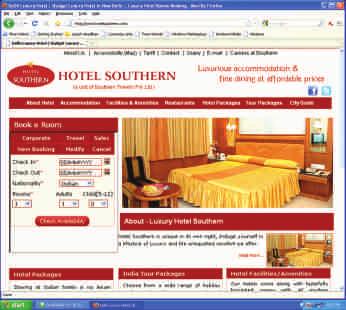 You can book more than 101 Holiday Packages, 3500 Hotel Accommodations all over the country, Online Air-Ticketing Book your room and pay online at Hotel Southern Get information and pay online for