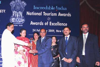 The Award was presented to us before a galaxy of important invited audience by Sri P. Chidambaram - Hon'ble Minister for Home Affairs. The function was presided over by Smt.