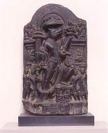4 Indian, possibly northeastern Rajasthan, southern Haryana, or Uttar Pradesh, Mathura region Vishnu in his Boar Incarnation (Varaha), late 11th century CE phyllite Gift of Clara T. and Gilbert J.