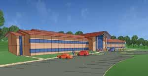 PHASE ONE - 2016-2017 (95% Complete) Construction of the first sixty percent of two-story, 14,000 sq ft Building One that includes: Two classrooms Library