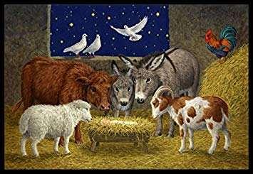 Hymn The Friendly Beasts 1. Jesus our brother, kind and good Was humbly born in a stable rude And the friendly beasts around Him stood Jesus our brother, kind and good. 2.