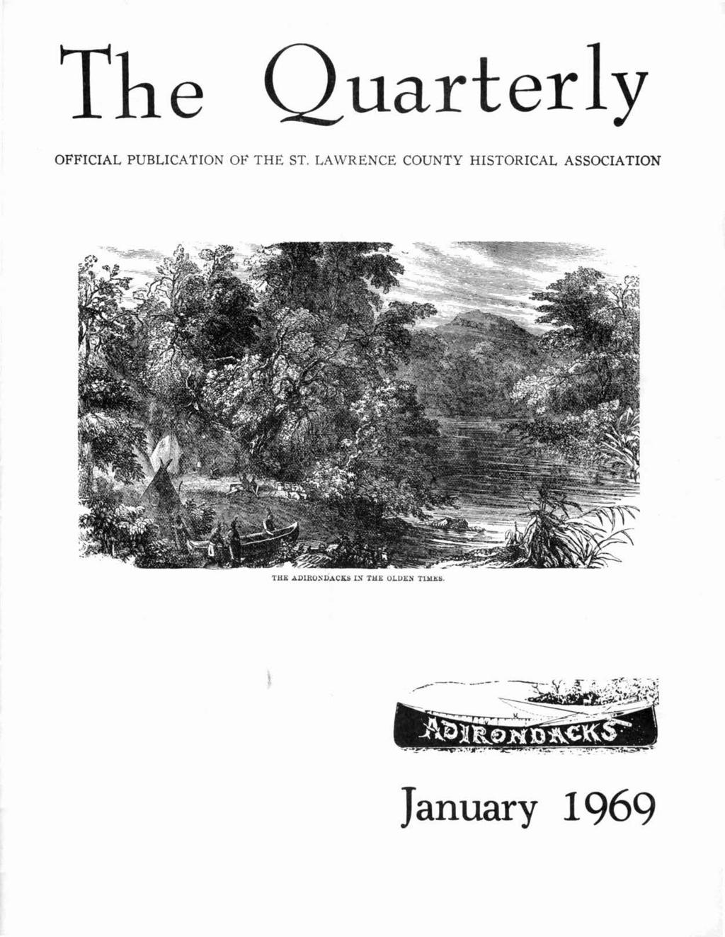 The Quarerly OFFICIAL PUBLICATION OF THE ST.