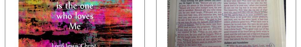 Pictured is front and back of a large book-marker I commonly get printed and stick in a Bible to hand out,