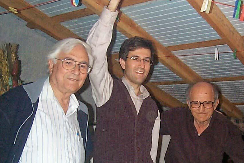 Brother Takis, with his son Tony and Brother Haralabos in the N. villages of Greece. THE VISION OF AN 82 YEAR OLD GREEK EVANGELIST.