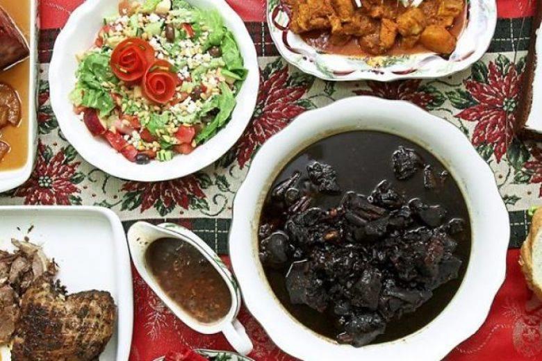 CHRISTMAS LEFTOVERS I have black- cake, cookies and pie Its Christmas leftovers for I Christmas blessings from above And I will enjoy with much love I still have pepperpot, Guyana s gold Now, that