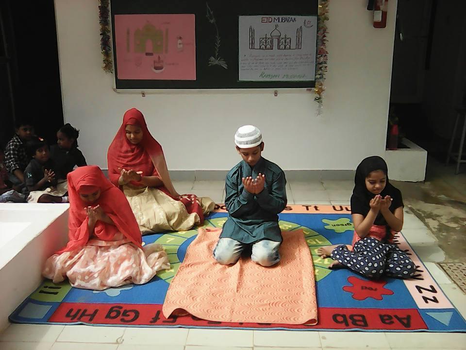 Ramzan Celebration Ramzan is a festival of Muslims, celebrated to spread the message of brotherhood and harmony. In Spring Board Academy, Puttur, Ramzan was celebrated with full of joy.