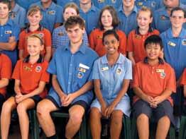 Students elected to Leadership for 2012 at St Mary s College Broome were presented with their badges at an Assembly on 10 February.