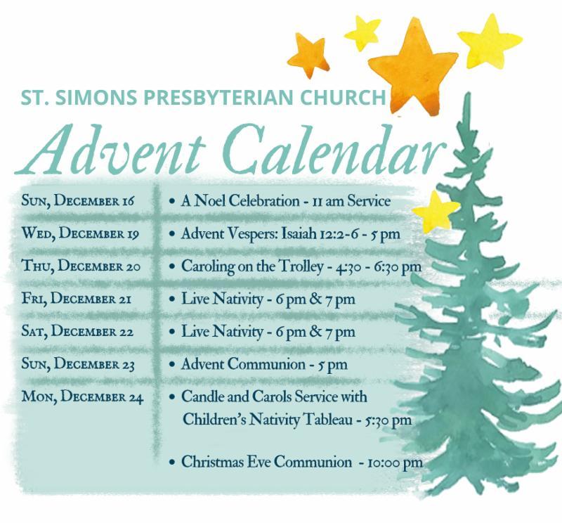 CLICK HERE FOR MORE INFO ABOUT OUR EVENTS The Week Ahead Sunday, December 16 8:30 am - Chapel Service - Sanctuary 9:00 am - Coffee Hour & Breakfast - Social Hall 9:30 am - Sunday School - Various