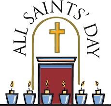 All Saints Day will be celebrated on Sunday November 4. On this Sunday you are invited to light a candle in memory of a loved one.