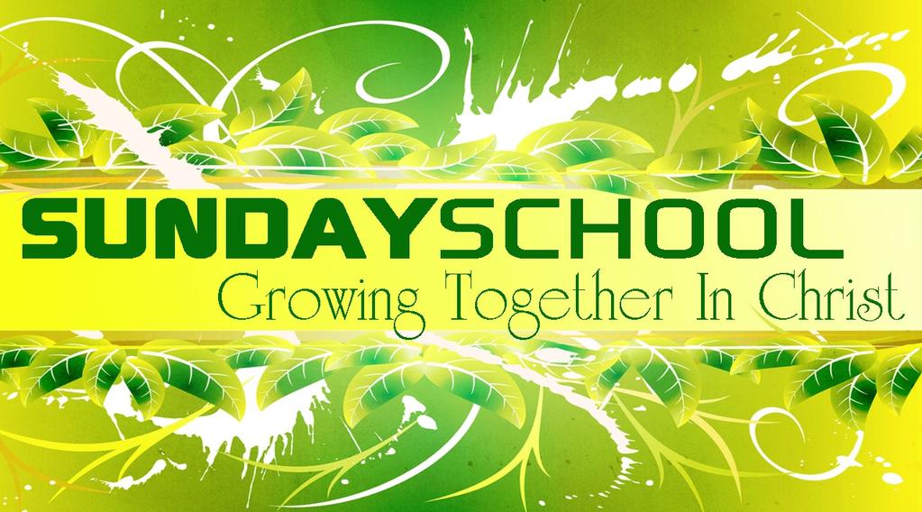 Why Sunday School Is Important Sunday School...improves your Bible knowledge....assists your spiritual growth....provides a place to belong....helps you build meaningful relationships.