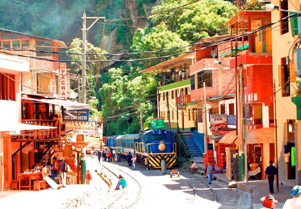 Day 4 Aguas Calientes -Machu Picchu City We will travel by train this morning to the village of Aguas Calientes. On arrival check in at the Hotel.