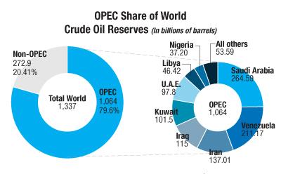 What Oil Means to the Middle East Oil revenues have allowed OPEC naeons to modernize their countries & promote industrializaeon, economic development & social programs Oil has also been a source of