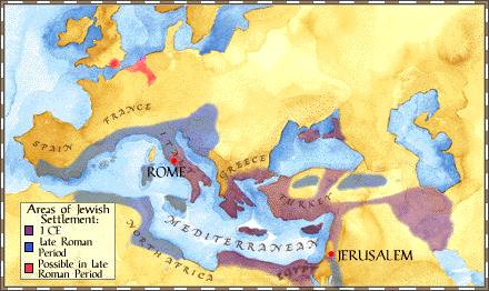 Diaspora 3. Romans controlled Palestine during the time of Jesus. 4.