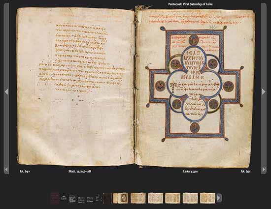 The Oaks News, May 2015 Open Our Manuscripts Digital Facsimiles of Manuscripts in the Byzantine Collection Dumbarton Oaks Museum is pleased to announce