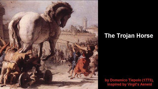 The deception tactic in the case of Troy, is known today as the Trojan Horse.