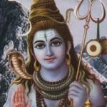 A snake (Vasuki Naga): is shown curled three times around the neck of the Lord and is looking towards His right side.