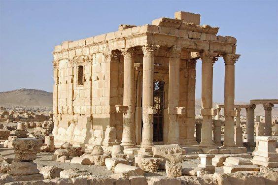 Middle East : Legacies of Greeks and Romans Temple of Ba'alshamin. Palmyra, Syria.