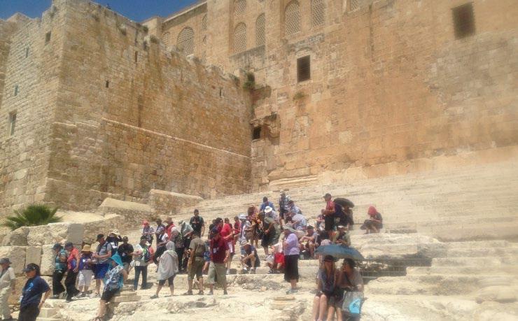 Next, we ll visit the Western Wall itself, Judaism s holiest site, held sacred to Jews for the past 2000 years, where they pray daily facing the site where the Temple (Holy of Holies) used to stand.