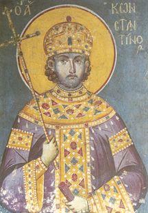 CONSTANTINE The first Roman emperor to profess Christianity.