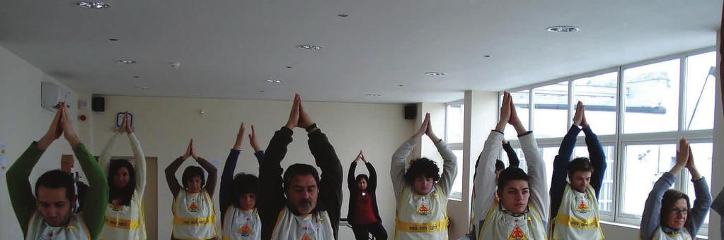The group varied in ages from 19 to 55 years and included Yoga practioners and teachers.