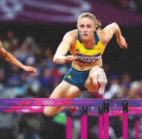PLAI OLSEM PISIN: Long jimnastiks, Lauren Mitchell bilong Australia i resis