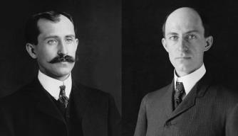 Born four years apart, brothers Wilbur and Orville Wright grew up in a small town in Ohio.