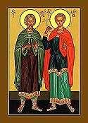 He was St Thaddeus, who preached the Gospel and baptized Abgar and all the people of Edessa.