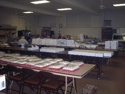Again this year, the phones just kept ringing with orders and the final total of pies ordered was a little over 800.