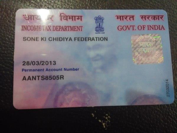 Account Name: Sone Ki Chidiya Federation Bank: ICICI Bank Branch: Laxmi Nagar Delhi RTGS/NEFT IFSC Code: ICIC0000831 Account No. 0831050