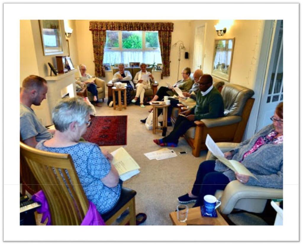 A large part of the congregation are in Focus Groups which meet on a weekly basis, offering a pastoral role, and going further into the word of the Lord as preached on the previous Sunday.