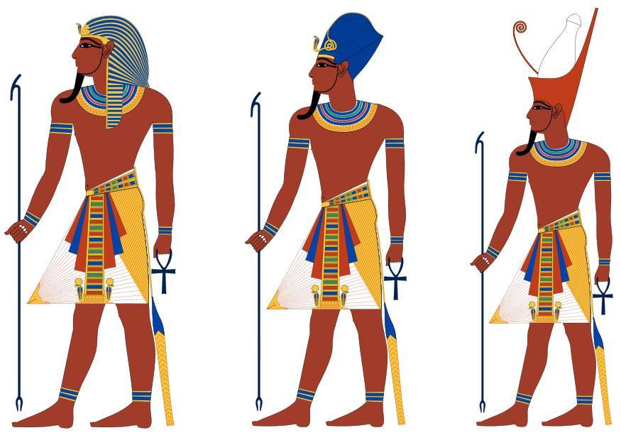 Leaders called pharaohs Both God and King Controlled all things Ruled by