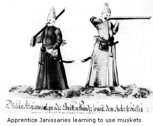 Janissaries: - Reportedly some 12,000 in 1473