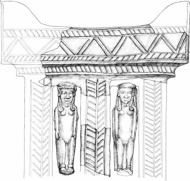 50 Amihai Mazar Fig. 4: Partly preserved façade of an altar(?