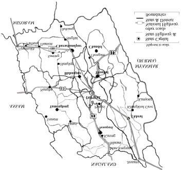 Churachandpur districts are the sanctuaries of the PLA, PREPAK, UNLF, the Kangleipak Communist Party (KCP), 8 and the myriad Kuki-Chin-Mizo underground groups.