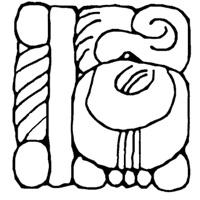 The jaguar tail glyph ATB has the syllabic value ne, 6 and the two earliest examples of this glyph reveal comb-like striations that apparently