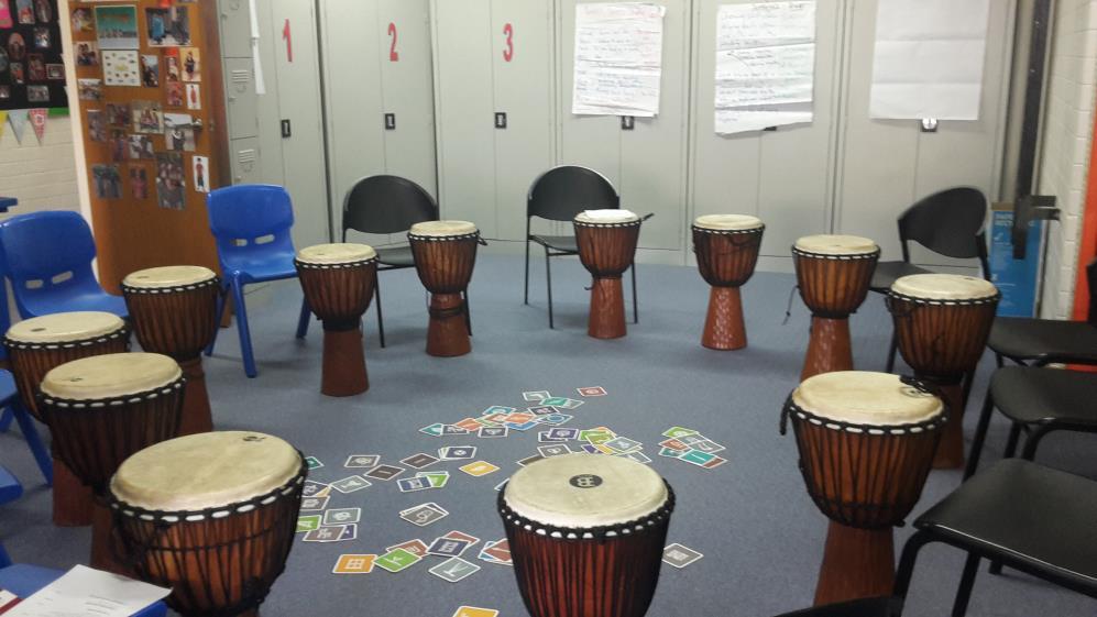 Description of Holyoake s DRUMBEAT Program DRUMBEAT Discovering Relationships Using Music, Beliefs, Emotions, Attitudes & Thoughts Originally created by Holyoake
