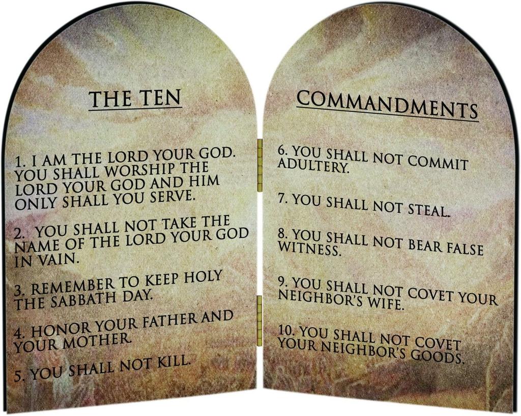 Ten Commandments Definition- A set of laws for the hebrews.
