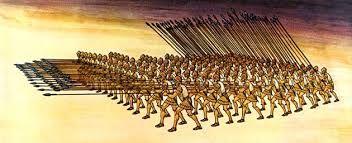 Term: phalanx Definition- Military formation used by greece in both persian and