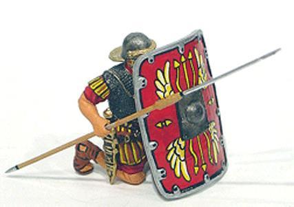 The Roman soldier was very well trained.
