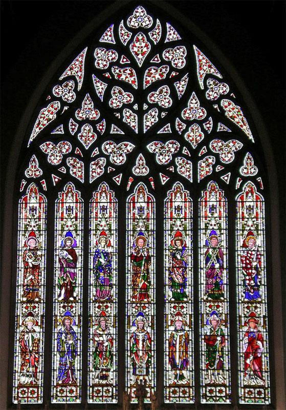Pugin s Stained Glass (Part 3) This is the glorious east window in Pugin s St Edmund s College Chapel, Old Hall Green.