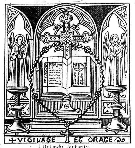 Pugin s Book Illustrations (Part 9) The Devout Christian This cheap Derby re-print was published by Thomas Richardson & Son in 1848 so it must have been purchased by Bishop Willson