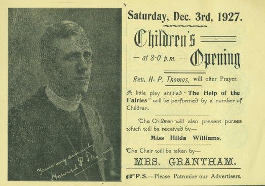 William Bramble, an influential local resident and regular worshipper at the