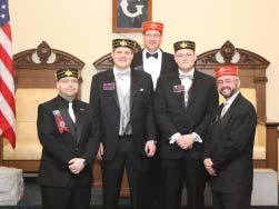 Activities and Events in the Omaha Valley Scottish Rite Installation of Officers: Annually in January the officers of the four Scottish Rite Lodges, officers for the Knights of St.