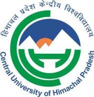 Central University of Himachal Pradesh (Established under Central Universities Act 2009) PO BOX: 21, DHARAMSHALA, DISTRICT KANGRA 176215, HIMACHAL PRADESH FEAT 2014 (Entrance Test for Admission to PG