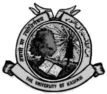 + University of Kashmir Notification No.