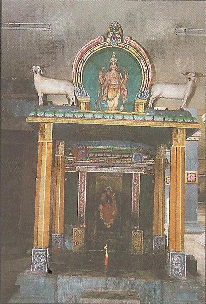 The devout believe that the nine sacred rivers of India appear in this tank on the Mahamagham day. Darasuram (4 km from ): The Siva temple here dedicated to Airavateswara.
