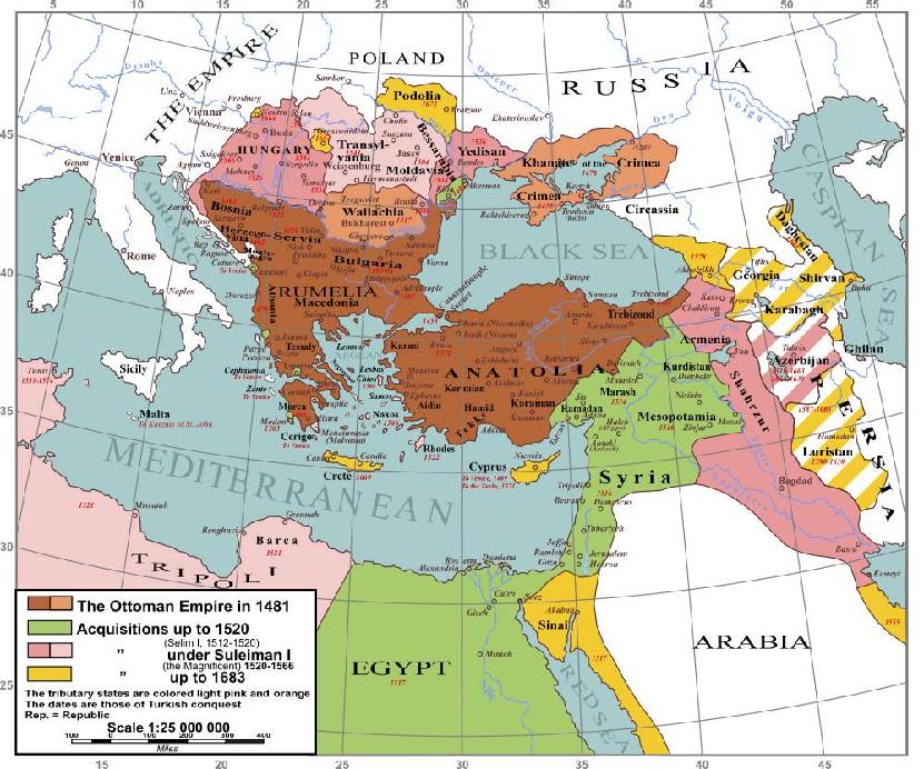 Ottomans, Anatolia (Asia Minor,
