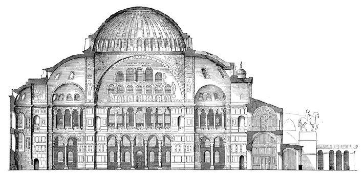 Hagia Sophia, Istanbul 1st church c. 360 2nd church c.