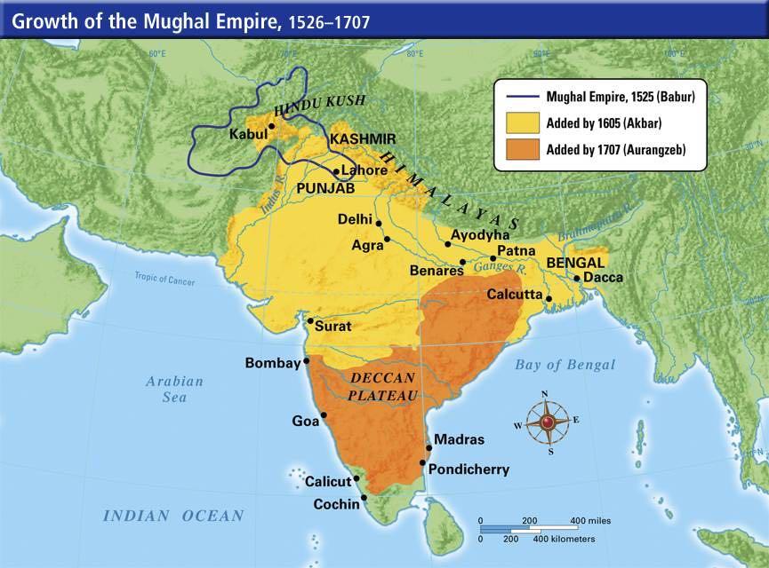 Mughals, South Asia (India, Pakistan, parts of Bangladesh) c.